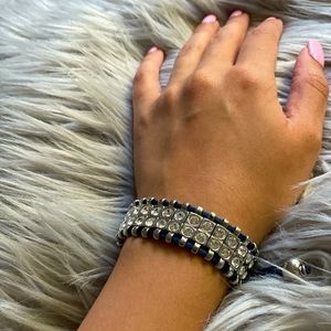 Adjustable diamonds bracelet, like new